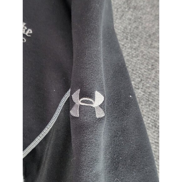 Under Armour Heatgear Mens Jacket Size XL Black Full Zip High Neck Athleisure - Picture 8 of 11